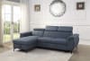Cadence Sectional Sofa in Blue by Home Elegance - HEL-9403BU-SC - Image 2 of 0