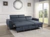 Cadence Sectional Sofa in Blue by Home Elegance - HEL-9403BU-SC - Image 5 of 0