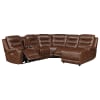 Putnam Power Reclining Sectional Sofa in Brown by Home Elegance - HEL-9405BR-6LRRC - Image 4 of 0