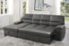 Michigan Sectional Sofa in Dark Gray by Home Elegance - HEL-9407DG-2LC3R - Image 2 of 0