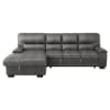 Michigan Sectional Sofa in Dark Gray by Home Elegance - HEL-9407DG-2LC3R - Image 4 of 0