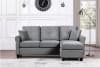 Monty Reversible Sofa Chaise in Gray Fabric by Home Elegance - HEL-9411GY-3SC - Image 1 of 0