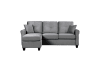 Monty Reversible Sofa Chaise in Gray Fabric by Home Elegance - HEL-9411GY-3SC - Image 4 of 0