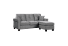 Monty Reversible Sofa Chaise in Gray Fabric by Home Elegance - HEL-9411GY-3SC - Image 5 of 0