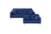 2 Piece Sofa Set in Blue Fabric by Home Elegance - HEL-9417BUE - Image 3 of 0