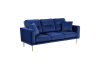 2 Piece Sofa Set in Blue Fabric by Home Elegance - HEL-9417BUE - Image 4 of 0
