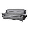 Matteo Sofa in Gray & Black by Home Elegance - HEL-9419-3 - Image 2 of 0