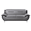 Matteo 2 Piece Sofa Set in Gray & Black by Home Elegance - HEL-9419 - Image 3 of 0