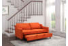 Adelia Convertible Studio Sofa Bed in Orange Fabric by Home Elegance - HEL-9428RN-3CL - Image 2 of 0