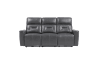 Burwell Power Double Reclining Sofa in Dark Gray Fabric by Home Elegance - HEL-9446GY-3PW - Image 1 of 0