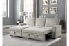 Morelia 2 Piece Sectional in Beige Fabric by Home Elegance - HEL-9468BE-2LC2R - Image 2 of 0