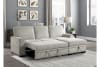 Morelia 2 Piece Sectional in Beige Fabric by Home Elegance - HEL-9468BE-2RC2L - Image 2 of 0