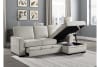 Morelia 2 Piece Sectional in Beige Fabric by Home Elegance - HEL-9468BE-2RC2L - Image 3 of 0