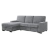 Morelia Sectional Sofa in Gray by Home Elegance - HEL-9468DG-2LC2R - Image 5 of 0