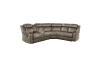 Centeroak 3 Piece Reclining Sectional in Sandy Brown Fabric by Home Elegance - HEL-9479SDB-SC - Image 3 of 0