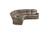 Centeroak 3 Piece Reclining Sectional in Sandy Brown Fabric by Home Elegance - HEL-9479SDB-SC - Image 4 of 0