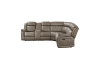 Centeroak 3 Piece Reclining Sectional in Sandy Brown Fabric by Home Elegance - HEL-9479SDB-SC - Image 5 of 0