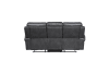 Granville Double Reclining Sofa in Gray Fabric by Home Elegance - HEL-9488GY-3 - Image 5 of 0
