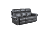 Granville 2 Piece Power Double Reclining Sofa Set in Gray Fabric by Home Elegance - HEL-9488GY-PW - Image 5 of 0