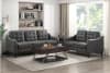 Mallory Sofa in Gray Fabric by Home Elegance - HEL-9601BR-3 - Image 2 of 0