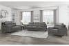 Mischa 2 Piece Sofa Set in Dark Gray by Home Elegance - HEL-9514DGY - Image 2 of 0