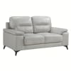 Mischa Love Seat in Silver Gray by Home Elegance - HEL-9514SVE-2 - Image 2 of 0