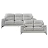 Mischa Love Seat in Silver Gray by Home Elegance - HEL-9514SVE-2 - Image 3 of 0