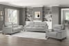 Mischa Love Seat in Silver Gray by Home Elegance - HEL-9514SVE-2 - Image 5 of 0