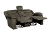 Discus Double Reclining Love Seat in Brown by Home Elegance - HEL-9526BR-2 - Image 3 of 0