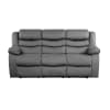 Discus 2 Piece Double Reclining Sofa Set in Gray by Home Elegance - HEL-9526GY - Image 4 of 0