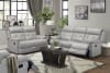 Lambent 2 Piece Double Reclining Sofa Set in Silver Gray by Home Elegance - HEL-9529SVE - Image 1 of 0