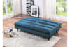 Mackay Sofa Bed in Blue by Home Elegance - HEL-9560BU-3CL - Image 2 of 0