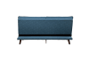 Mackay Sofa Bed in Blue by Home Elegance - HEL-9560BU-3CL - Image 4 of 0