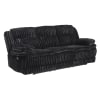 Goodland 2 Piece Double Reclining Sofa Set in Black Corduroy by Home Elegance - HEL-9577BK - Image 4 of 0