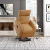 Parsons Power Lift Chair in Yellow Corduroy Fabric by Home Elegance - HEL-9588YLW-1LT - Image 2 of 0