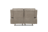 Pagosa Double Reclining Love Seat in Brown Fabric by Home Elegance - HEL-9601BR-2 - Image 5 of 0