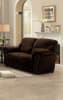 Valentina Love Seat in Dark Brown by Home Elegance - HEL-9619DB-2 - Image 1 of 0