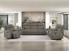 Muncie Reclining Chair in Brown Textured Microfiber by Home Elegance - HEL-9635BR-1 - Image 3 of 0