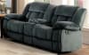 Laurelton 2 Piece Double Reclining Sofa Set in Charcoal by Home Elegance - HEL-9636CC - Image 4 of 0