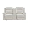 Dean Double Reclining Loveseat in Beige Microfiber Upholstery by Home Elegance - HEL-9646BE-2 - Image 2 of 0