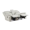 Dean Double Reclining Loveseat in Beige Microfiber Upholstery by Home Elegance - HEL-9646BE-2 - Image 4 of 0