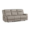Dean 2 Piece Double Reclining Sofa Set in Dove Polished Microfiber by Home Elegance - HEL-9646DV - Image 3 of 0