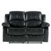 Cranley Power Double Reclining Love Seat in Black by Home Elegance - HEL-9700BLK-2PW - Image 1 of 0