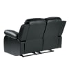 Cranley Power Double Reclining Love Seat in Black by Home Elegance - HEL-9700BLK-2PW - Image 4 of 0