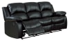 Cranley 2 Piece Double Reclining Sofa Set in Black by Home Elegance - HEL-9700BLK - Image 4 of 0