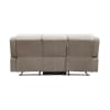 Harriette Double Reclining Sofa in Beige Chenille and Polished Microfiber Upholstery by Home Elegance - HEL-9703BE-3 - Image 5 of 0