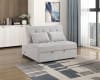 Desmond 2-Seater Sofa Bed in Gray Textured Fabric by Home Elegance - HEL-9707GRY-2CL - Image 1 of 0