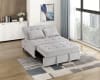 Desmond 2-Seater Sofa Bed in Gray Textured Fabric by Home Elegance - HEL-9707GRY-2CL - Image 3 of 0