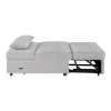 Desmond 2-Seater Sofa Bed in Gray Textured Fabric by Home Elegance - HEL-9707GRY-2CL - Image 4 of 0