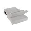 Desmond 2-Seater Sofa Bed in Gray Textured Fabric by Home Elegance - HEL-9707GRY-2CL - Image 5 of 0